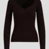 PULLOVER - Knit with heart shape neck – Bild 2