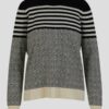 PULLOVER - Knit CC logo jaquard with round nec
